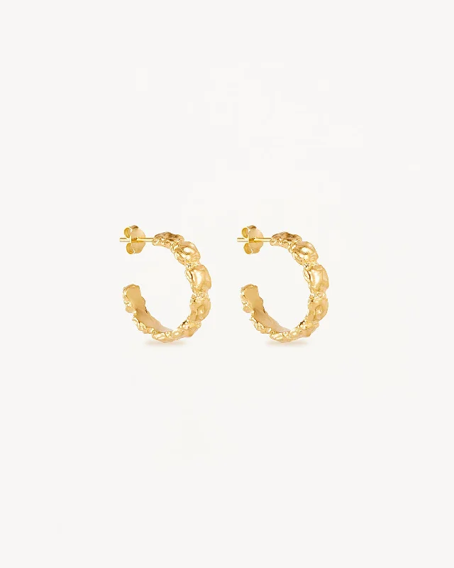 18k Gold Vermeil All Kinds of Beautiful Hoops