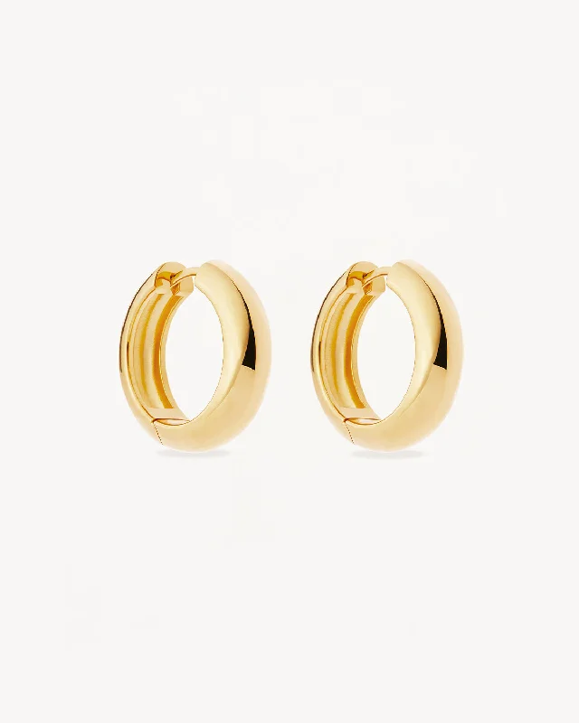 18k Gold Vermeil Bold Large Hoops