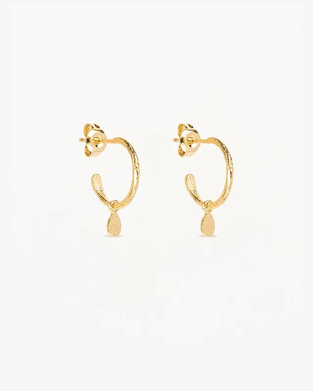 18k Gold Vermeil Grace Hoops