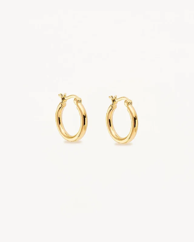 18k Gold Vermeil Sunrise Small Hoops