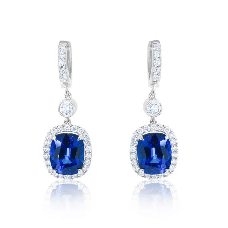 14KT SAPPHIRE EARRINGS