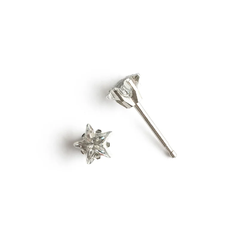 Crystal Star Stud Earrings