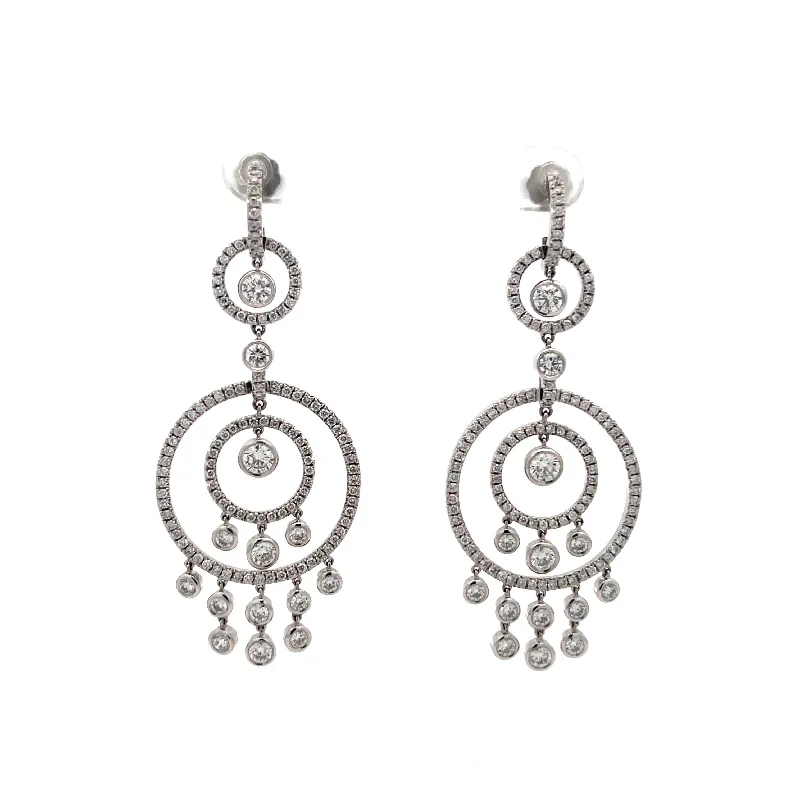 Diamond "BOODLES"  Chandelier Earrings