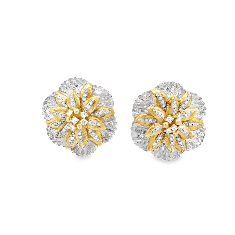 DIAMOND AND CRYSTAL SABBADINI EARRINGS