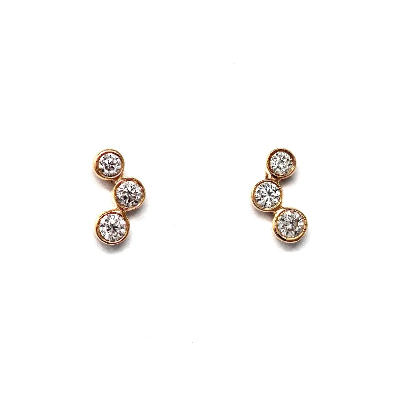 Diamond Bubble Studs