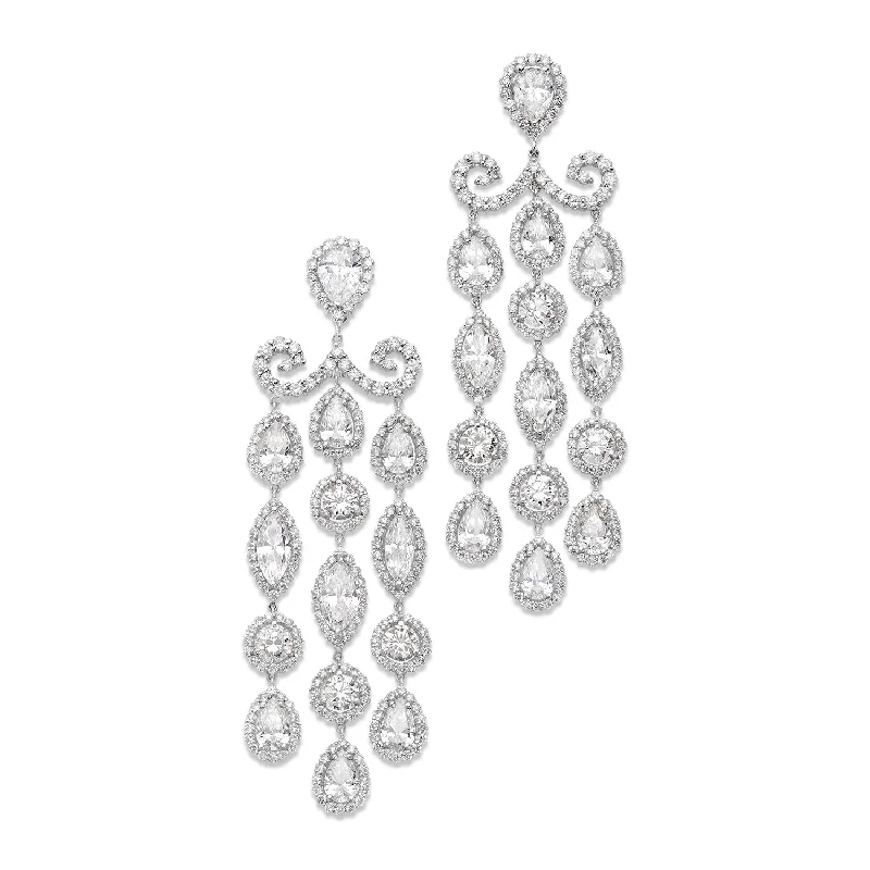 Diamond Chandelier Earrings