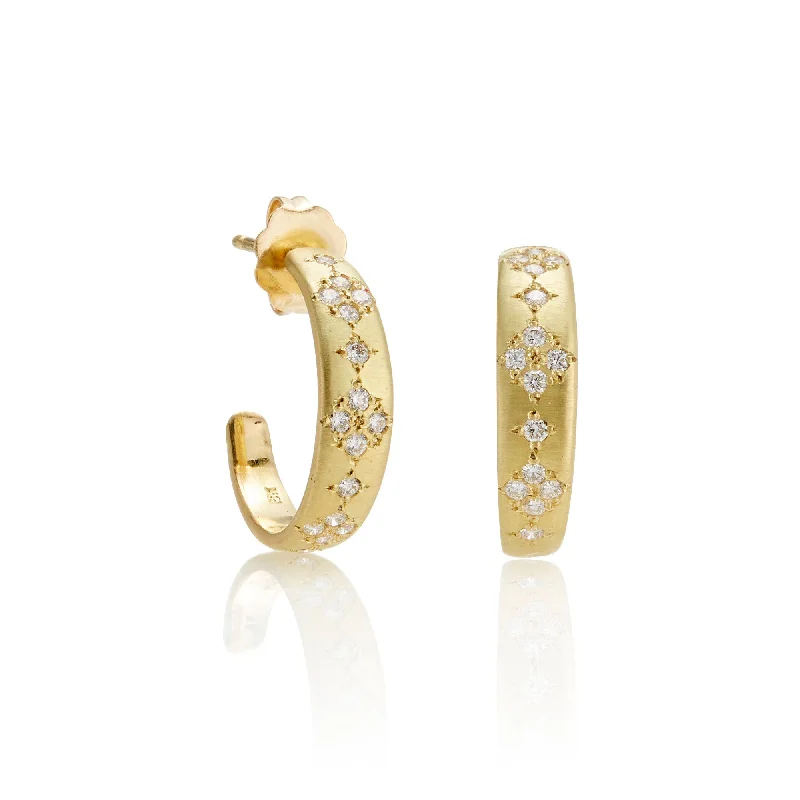 Memories Diamond Hoop Earrings