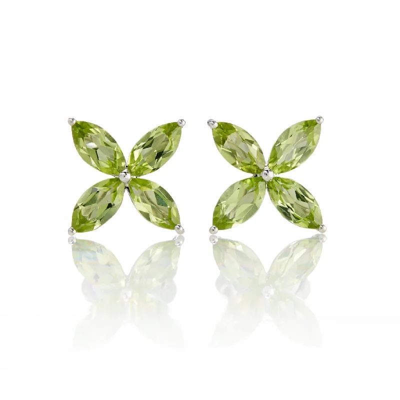 Stella Earrings in Peridot