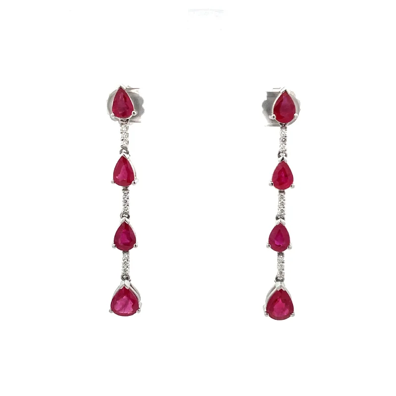 Gregorio Ruby Dangle Earrings