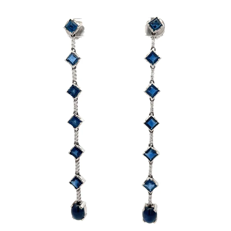 Gregorio Sapphire Dangle Earrings