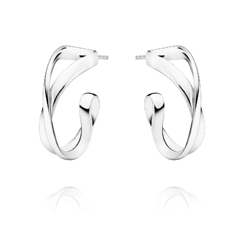 Infinity Hoop Earrings, Small