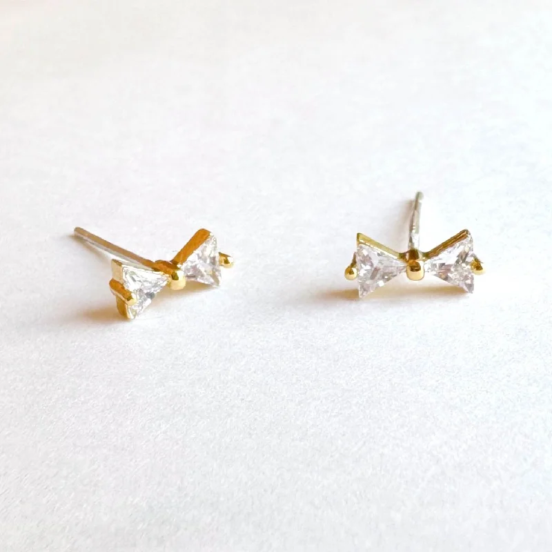 Isabella Bow Mini Stud Earrings