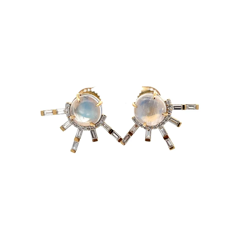 Mark Henry Moonstone Earrings