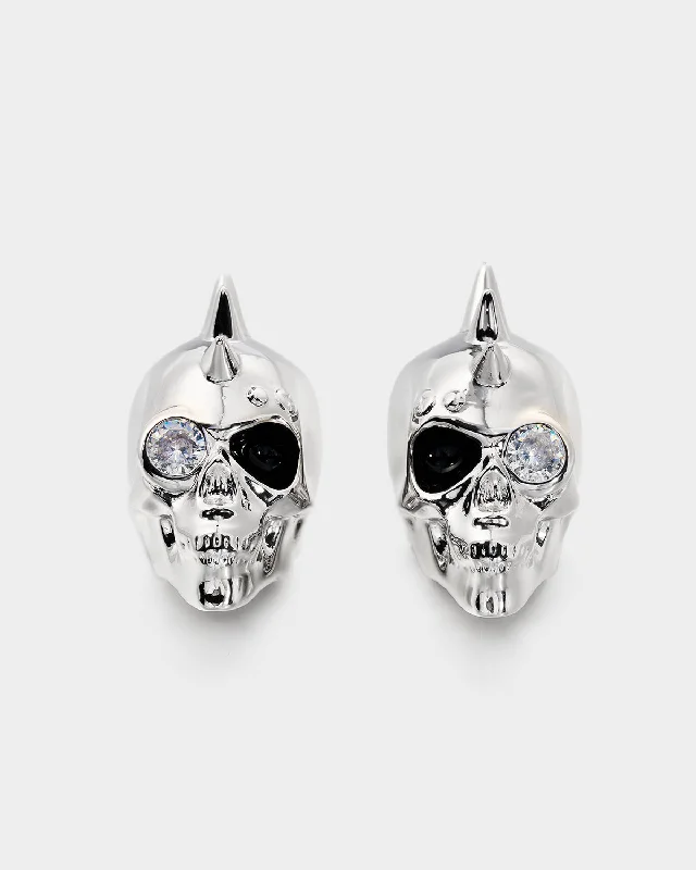 One-Eyed Skull Earrings