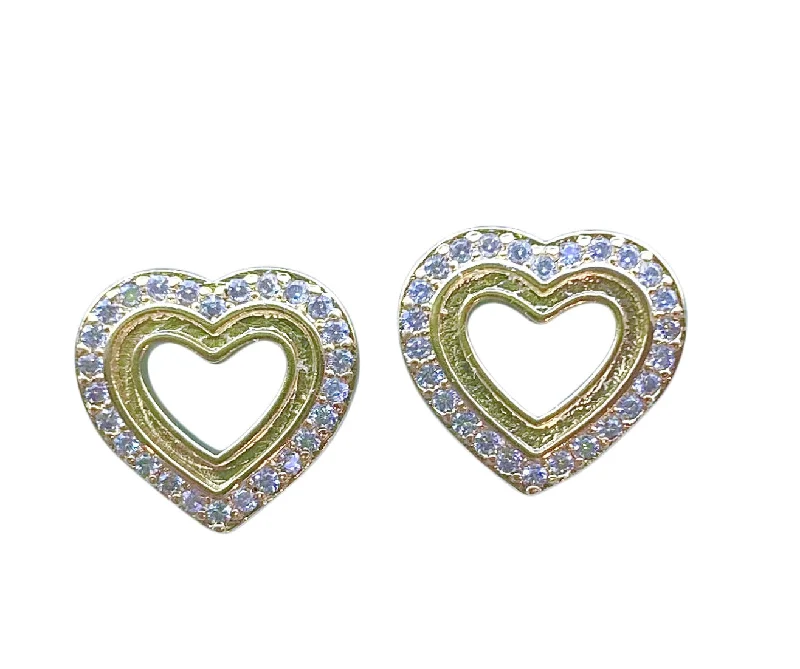 Open Heart Earring