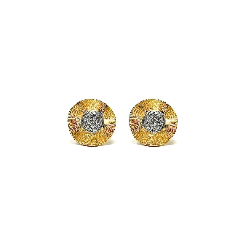 Pavé Poppy Studs