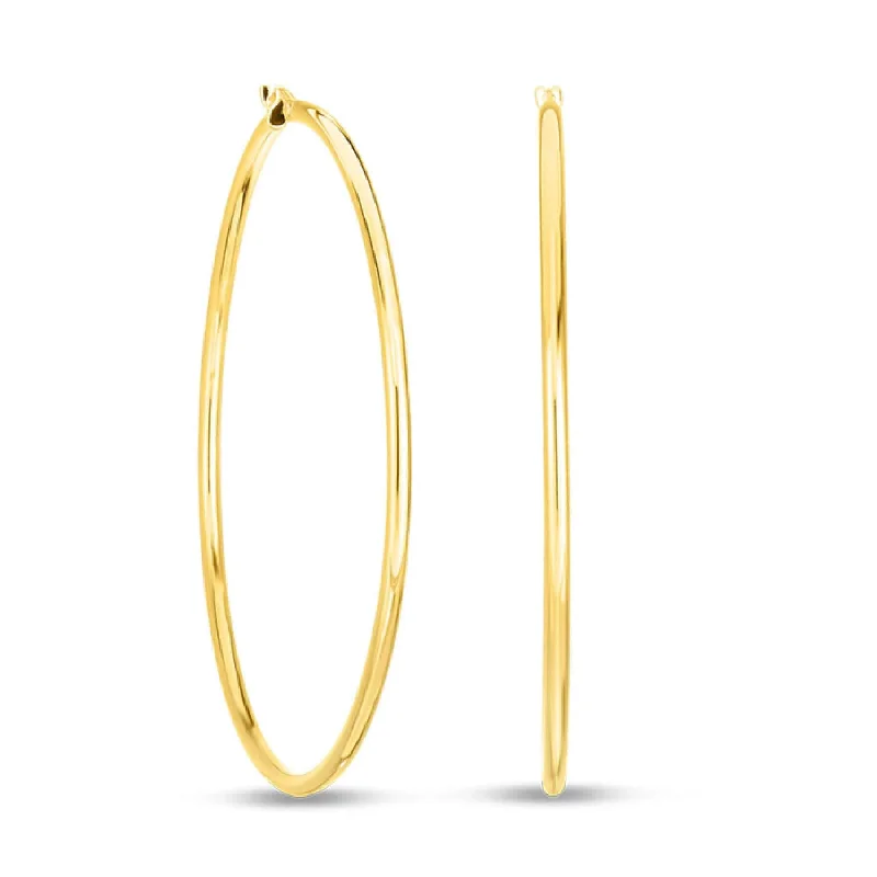 Roberto Coin Designer Hoop Earrings