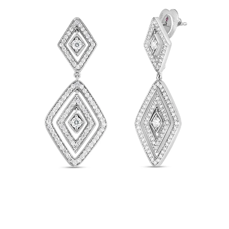 Roberto Coin Diamante Dangle Earrings