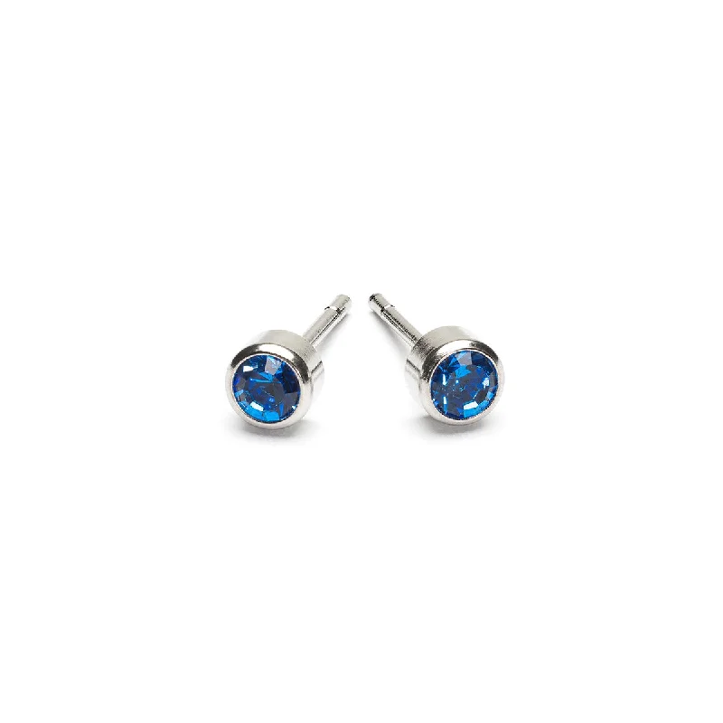 September Birthstone Stainless Steel Earrings