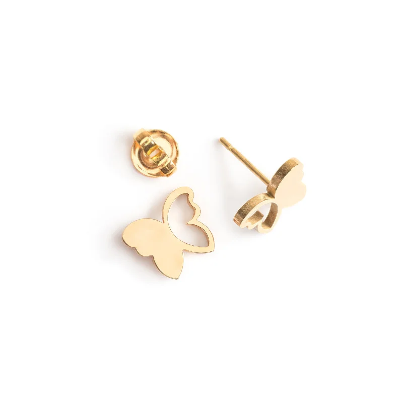 Small Butterfly Stud Earrings