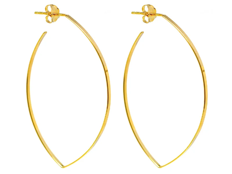 Teardrop Hoops