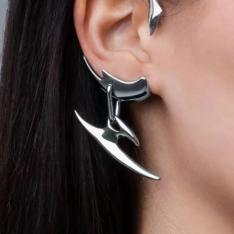 Personalized Punk Fashionable Hip-hop Rock Avant-garde Boy Trend Men's Women's Earring