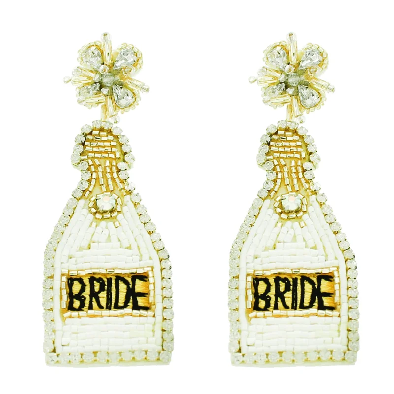 Cheers To The Bride Earrings