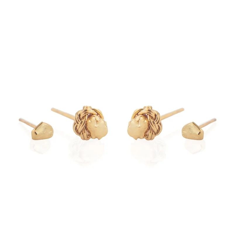 Sand Studs Earrings set